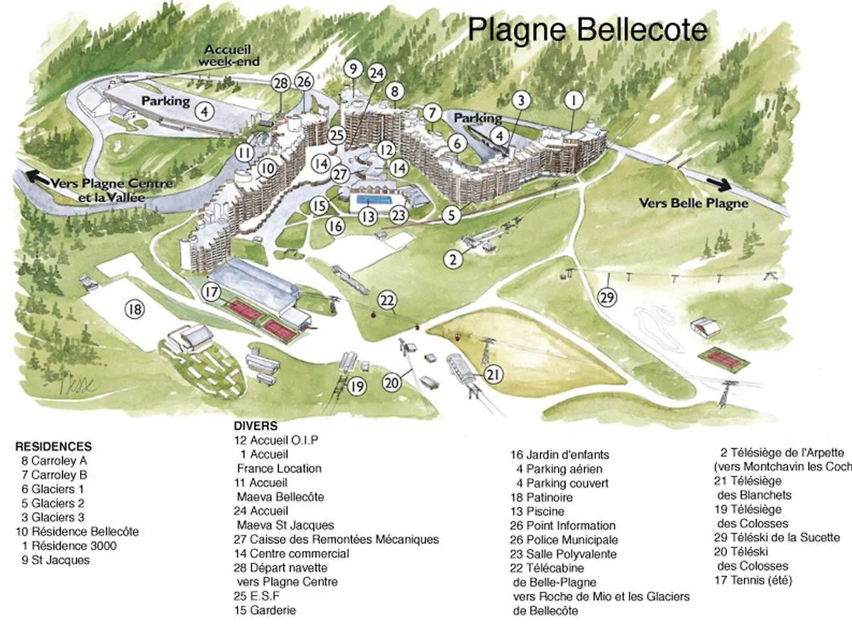 Grand Appartement Renove - 11 Pers - Centre Station - Balcon - Fr-1-181-2379 La Plagne-Tarentaise Apartment